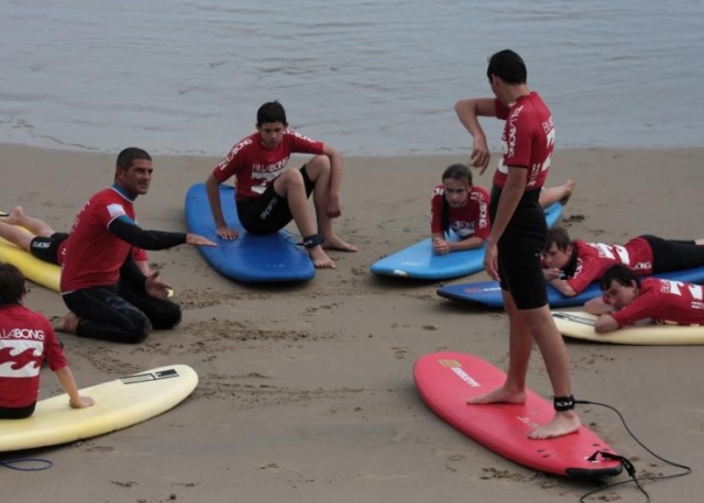 Hendaye Plage 的冲浪课程 